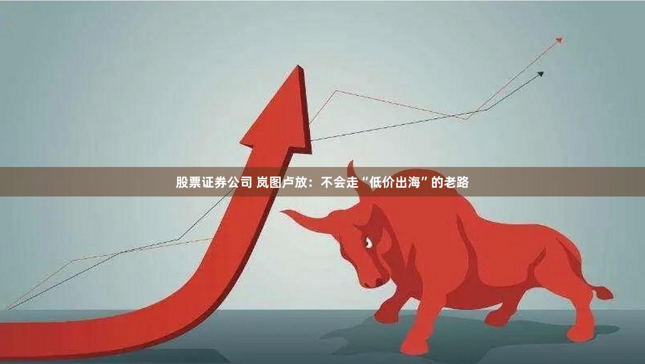 股票证券公司 岚图卢放：不会走“低价出海”的老路